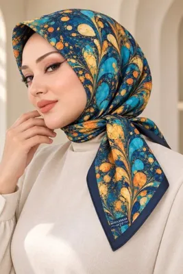 Big ModaEbrar Desenli Soft Eşarp - 088
