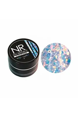 Nail Republic Kalıcı Oje Magic Crystal 03 – 7GR Işıltılı Tırnaklar İçin Dayanıklı Manikür