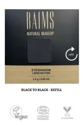 Baims Eyeshadow Quad Palette (DÖRTLÜ GÖZ FARI) Yeniden Dolum Organik Vegan Göz Farı