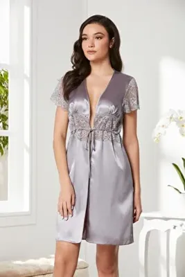 Pierre Cardin Saten Sabahlık - 1020
