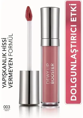 Flormar Dewy Lip Booster 003 Party Dolgun Görünüm Veren Nemlendirici Dudak Parlatıcısı 8690604619054