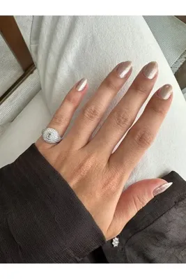 ringbox Gümüş Renk Taşlı Kare Form Serçe Parmak Yüzüğü