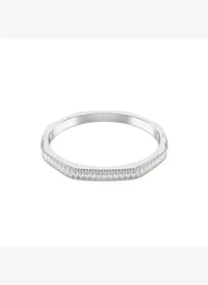 Swarovski 5705784 Swarovski Bilezik Matrıx:Bangle Whıte/Rhs M