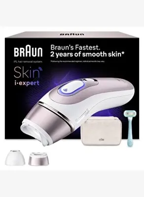 Braun Ipl Skin I·expert, Evde Lazerle Tüy Alma, App Ile, Çanta, Gillette Venus, 2 Başlık, PL7211