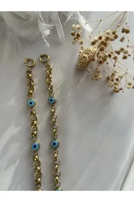 Opia JEWELRY Çelik Nazar Boncuklu Kuyumcu Model Bileklik