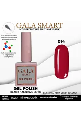 gala smart Kalıcı Oje 10 Ml Akıllı Anatomik Oval Fırça Kolay Sürüm