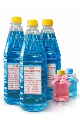PEARSTORE 1lt mavi Kokulu Esanslı Süs Kolonyası, Hediye İçin Güzel Bir Seçim