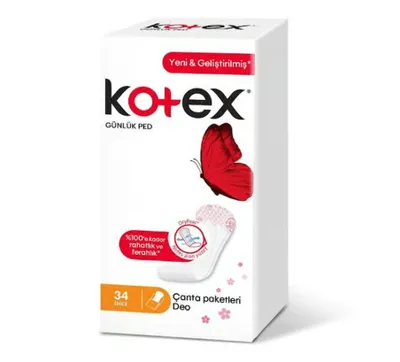 Kotex Günlük Ped Lightdays Parfümlü 34'lü