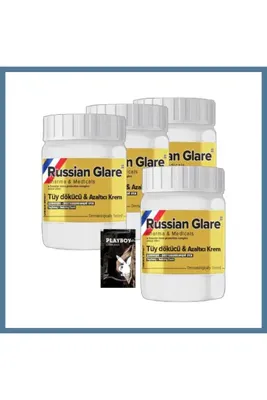 dilaratrendhousee Rus Merhemi Glegnid Blue Tüy Kremirus Merhemi 4 Tane X 50 Ml + Yanında Jel DLRA