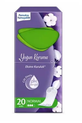 Zeus Lojistik Yoğun Koruma Günlük Ped 20 Adet