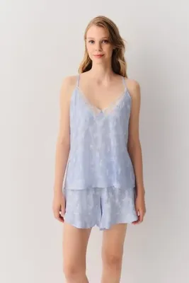 SUWEN Naive Atlet Şort Pijama Takımı