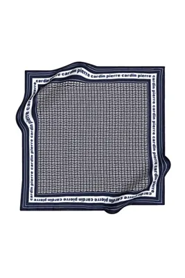 Pierre Cardin Logo Desenli Pierre Cardin Crepe Saten Eşarp