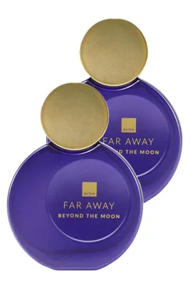 AVON Far Away Beyond The Moon Kadın Parfüm EDP 50 ml Çiçeksi Koku İkili Set