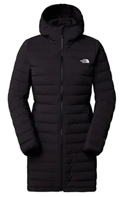 The North Face W Belleview Stretch Parka Kadın Outdoor Parka (600 Dolgu Kaz Tüyü) NF0A7UK74H01 Siyah