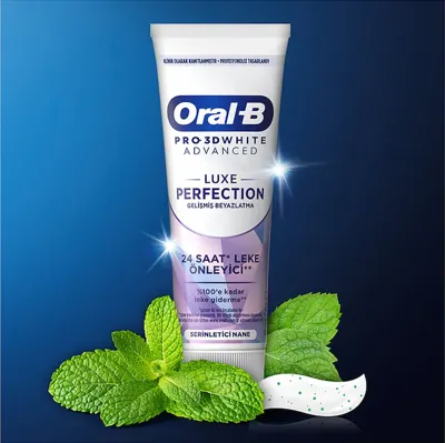 Oral-B Pro 3d White Advanced Luxe Perfection 75 Ml 2'li Paket