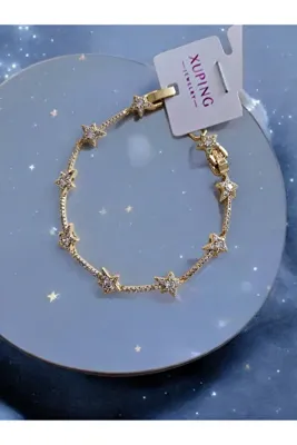 XUPING JEWELRY Zirkon taşlı yıldız künye