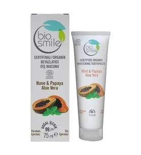 Bio Smile BioSmile Organik Sertifikalı Beyazlatıcı Diş Macunu 75 ml