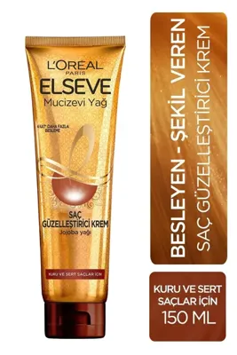 ELSEVE L'oréal Paris Mucizevi Yağ Onarıcı Saç Güzelleştirici Krem 150 Ml - Mdbeauty