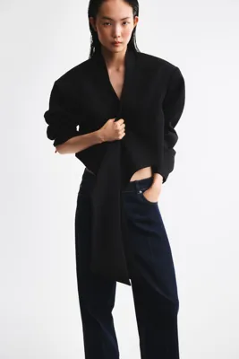 H&M Bağcıklı Kısa Blazer
