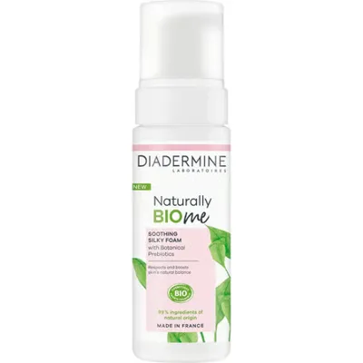 Diadermine Naturally Biome Tüm Ciltler için Temizleyici Bitkisel Yüz Temizleme Köpüğü 150 ml