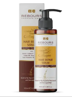 rebours professional Maca Love Collagen Saç Onarıcı Serum Macademia Argan Batana yağı Bhringraj yağı 100 ml