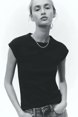 H&M Reglan Kollu Tişört
