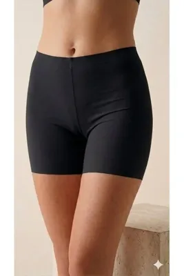 LİZA İÇ GİYİM Lazer Kesim Kaymayı Önleyen Silikon Doku Boxer Korse