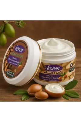 KOREN Argan Yağlı Yoğun Nemlendirici ve Onarıcı Krem | 150 ml