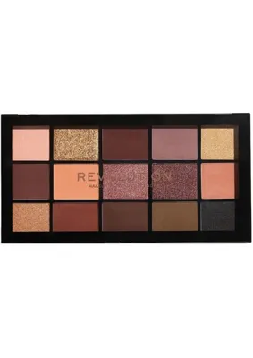 Makeup Revolution Revolution Velvet Rose Göz Farı Paleti 15 Renk Mat ve Işıltılı Seçenekler ile Profesyonel Makyaj