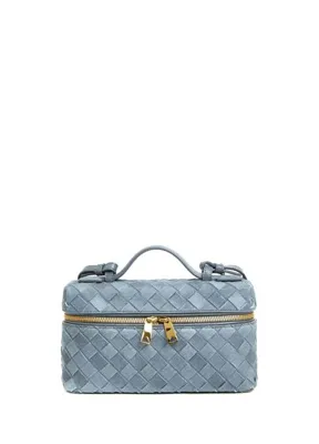 Bottega Veneta Bang Bang Mavi Kadın Süet Çanta