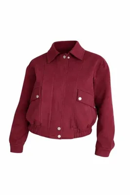 Nadrina Şehirli Bomber Süet Mont