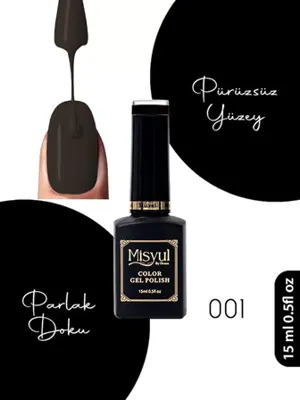 misyul UV Led Kalıcı Oje Nail Art 15 ml 001
