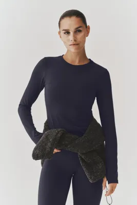H&M Move Uzun Kollu Spor Üstü Slim Fit SoftMove™