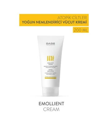 Babe Laboratorios Emollient Cream 200ml - Çok Kuru Ciltler İçin Vücut Kremi
