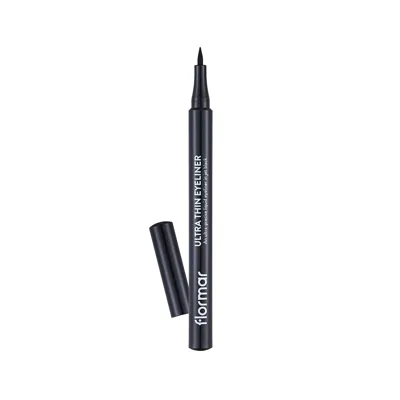 Flormar Ultra İnce Mat Göz Kalemi - Yüksek Pigmentli, Akma ve Bulaşma Yapmayan Siyah 001 (1 Adet)