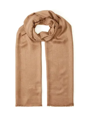 Beymen Hediye Camel Logo Desenli Kadın Şal