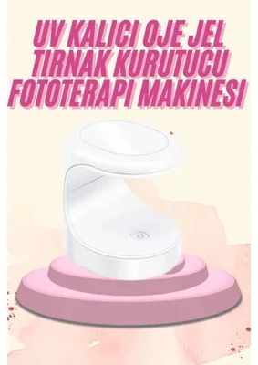 Uravas Store Uraselect Mini Taşınabilir Kalıcı Oje Jel Tırnak Kurutucu Fototerapi Makinesi