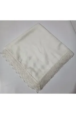 Bytoktay Hazır İğne Oyalı Düz Namazlık Mevlüt Örtüsü Yazma Tülbent Eşarp