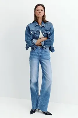 Pull & Bear Bol paça straight fit jean