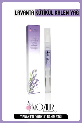 Moziur Tırnak Eti Kütikül Bakım Kalem Yağı (LAVANTA) 5ml