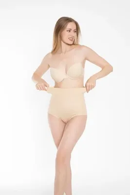 Sweet Sauna Underwomen Kadın Ten Rengi Iz Yapmayan Toparlayıcı Yüksek Bel Slip Korse