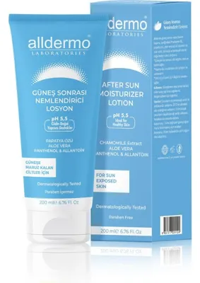 Alldermo Aftersun Güneş Sonrası Nemlendirici Losyon 200 ml