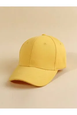 moda nokta Unisex Basic Cap Sarı
