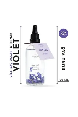 Polente Natural Violet Dry Oil - Çok Amaçlı Kuru Yağ (100 ml)