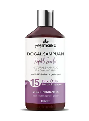 Yeşilmarka Doğal Kepekli Saçlar için Şampuan 400 ML