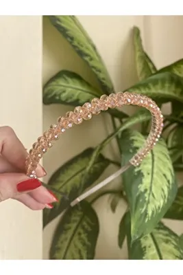 CSR AKSESUAR Kristal Taşlı Taç