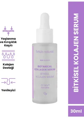Bade Natural Bitkisel Kolajen Yüz Serumu Yaşlanma Karşıtı 30 ml