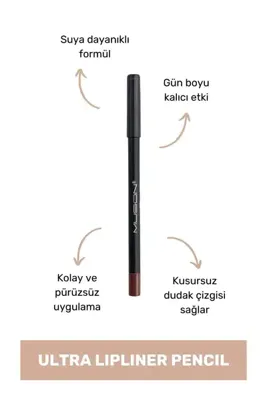 Muson Ultra Lipliner Pencil 206 Claret Brown