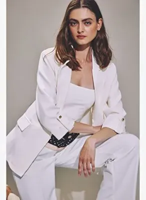 Defacto Oversıze Basic Blazer Ceket C3215AX26AU