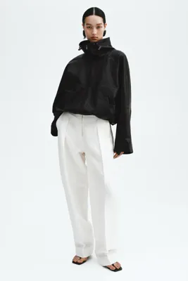 H&M Oversize Deri Anorak